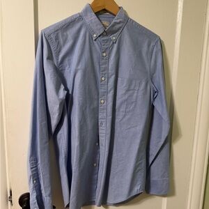 J. Crew Sky Blue Casual Button-Down Shirt